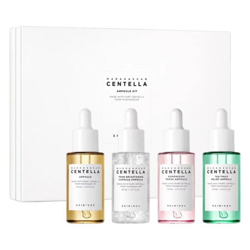 Kit Sérum Facial SKIN1004 Madagascar Centella Ampoule 30ml - 4 Unidades