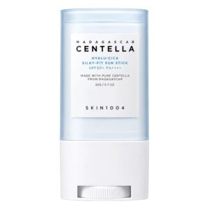 Protetor Solar Facial SKIN1004 Madagascar Centella Hyalu-Cica Silky-Fit Sun Stick FPS 50+ 20g