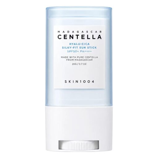Protetor Solar Facial SKIN1004 Madagascar Centella Hyalu-Cica Silky-Fit Sun Stick FPS 50+ 20g
