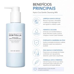 Gel de Limpeza Facial SKIN1004 Madagascar Centella Hyalu-Cica Gentle Cleansing Milk 200ml - Imagen 2