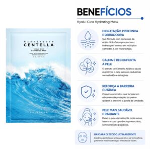 Máscara Facial SKIN1004 Madagascar Centella Hyalu-Cica Hydrating - 1 Unidad - Imagen 3