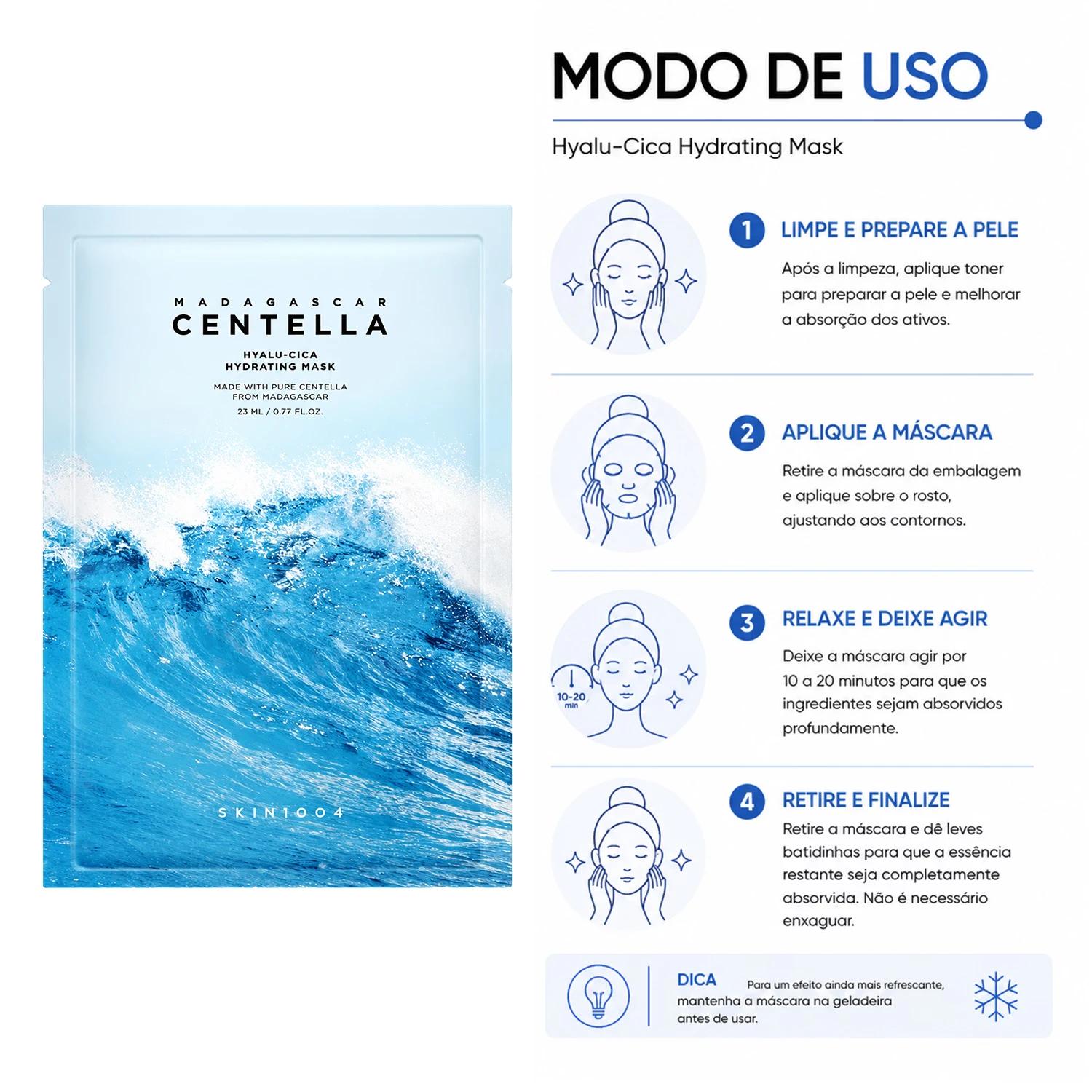 Máscara Facial SKIN1004 Madagascar Centella Hyalu-Cica Hydrating - 1 Unidad - Imagen 4