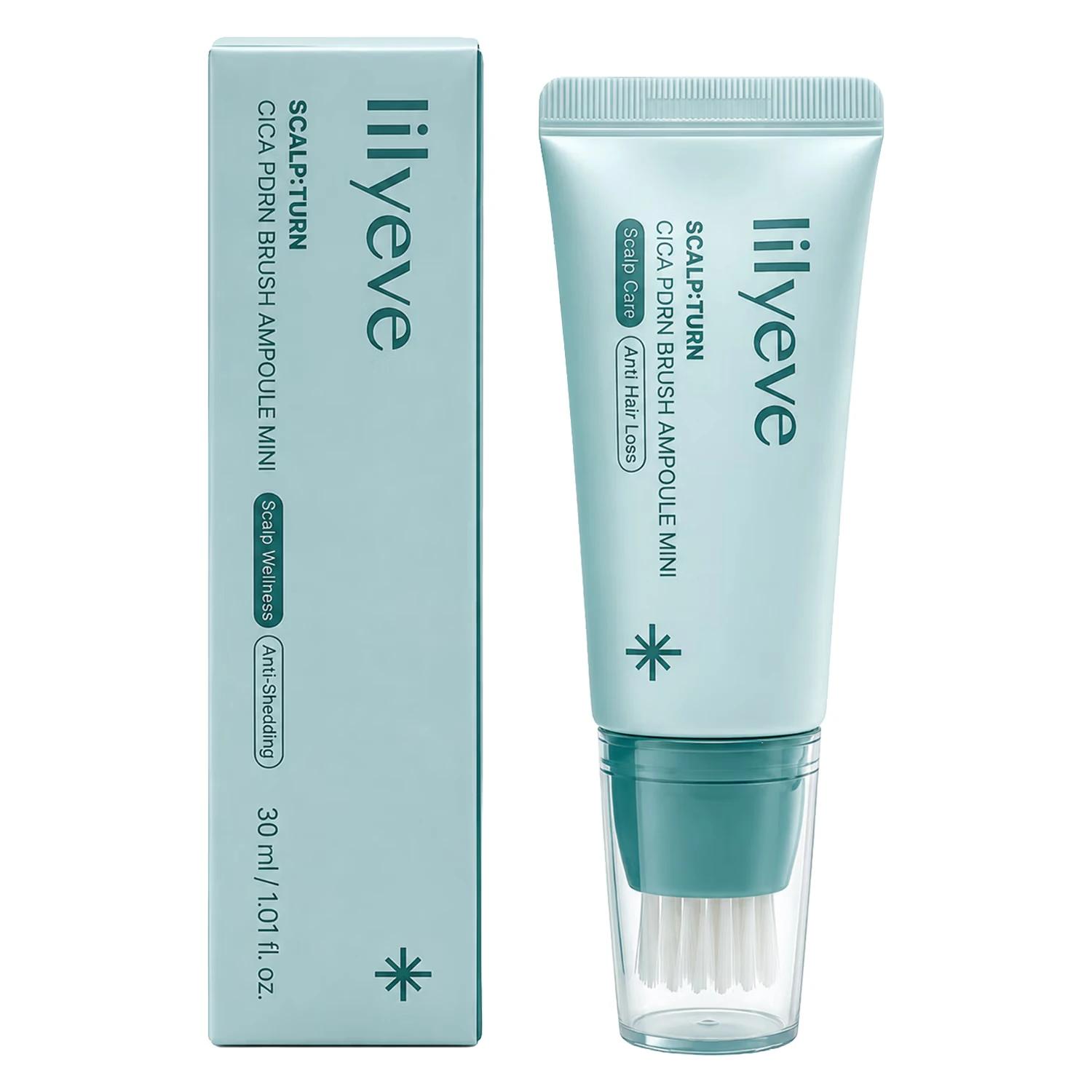 Sérum Tratamento Capilar Lilyeve Scalp:Turn Cica PDRN Brush Ampoule Mini 30ml