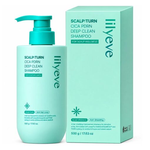 Shampoo LILYEVE Scalp Turn Cica PDRN Deep Clean 500ml