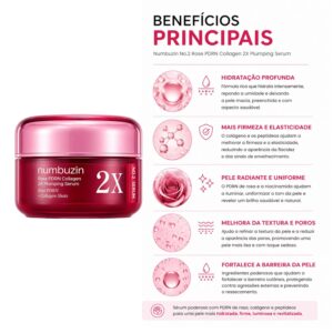 Sérum Facial Numbuzin No. 2 Rose PDRN Collagen 2x Plumping 30ml - Imagen 3