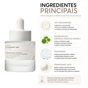 Sérum Facial Skin1004 Madagascar Centella Boosting Shot Ampoule Niacinamide 10% 30ml - Imagen 2