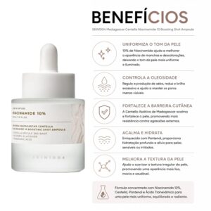 Sérum Facial Skin1004 Madagascar Centella Boosting Shot Ampoule Niacinamide 10% 30ml - Imagen 3