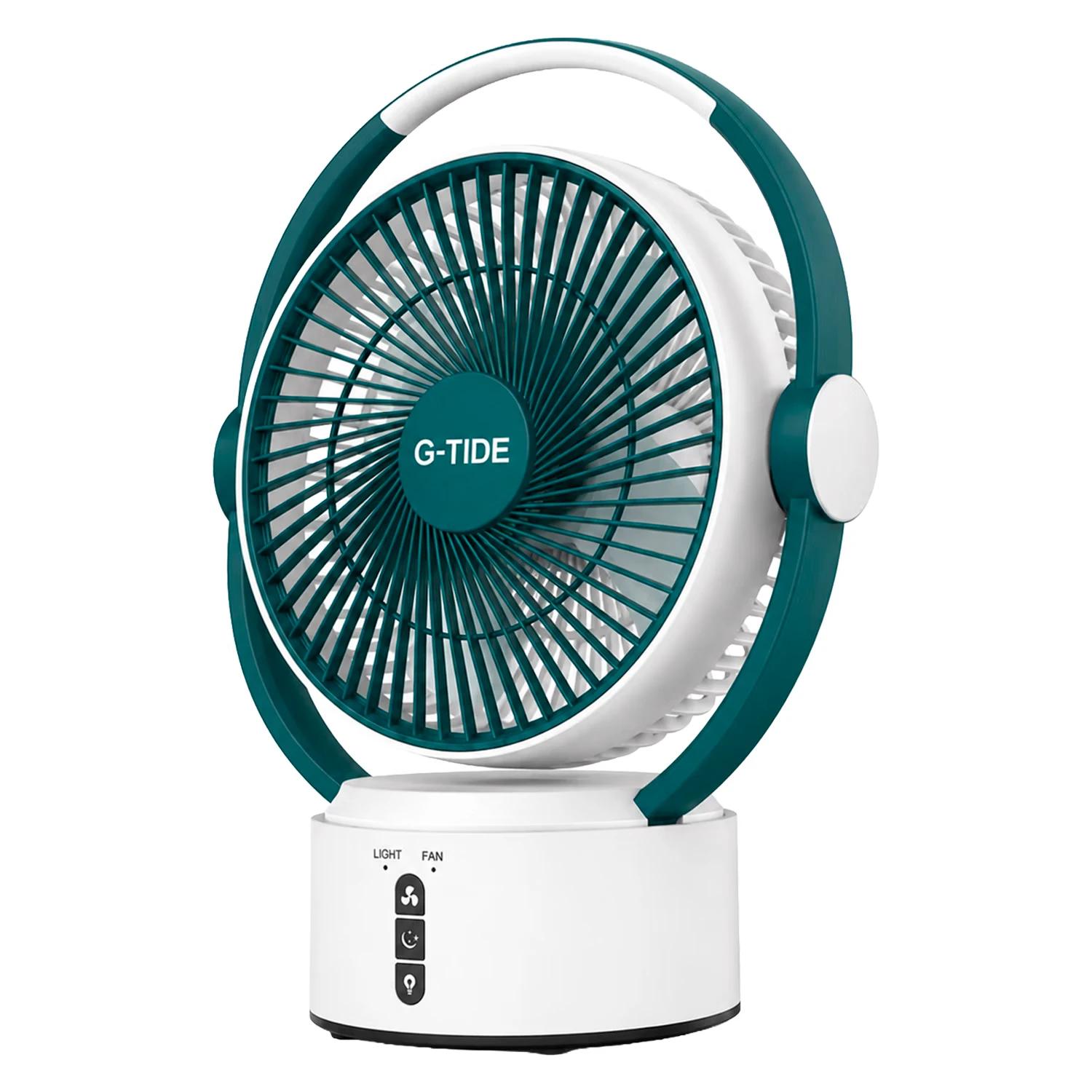 Mini Ventilador G-tide Fs01 Recargable - Verde - Imagen 2