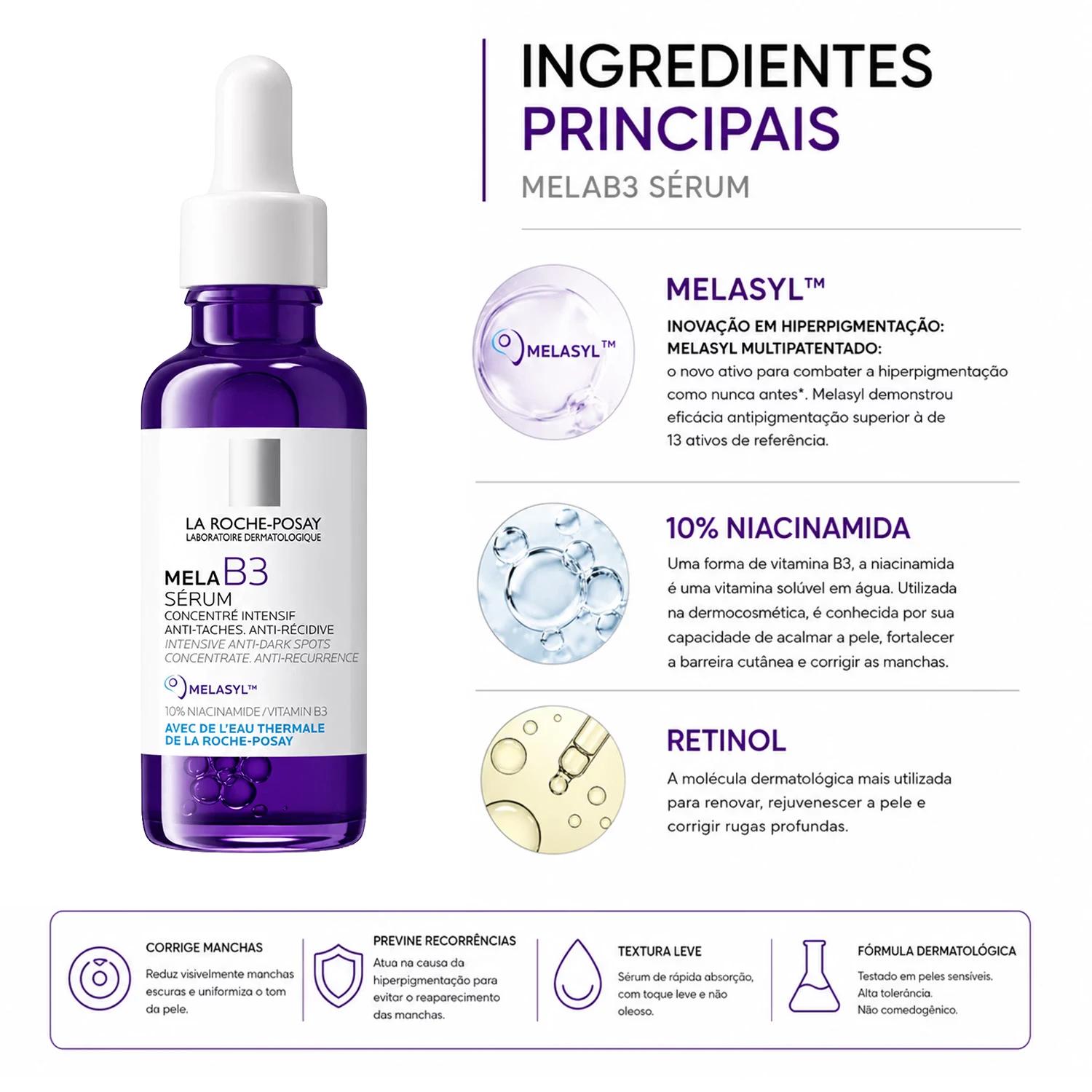 Sérum Facial La Roche Posay Mela B3 30ml - Imagen 2