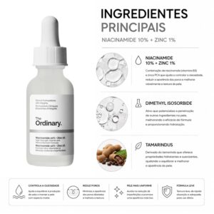 Sérum Facial The Ordinary Niacinamide 10% + Zinc 1% 30ml - Imagen 2