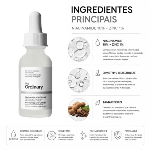 Alternative view of Sérum Facial The Ordinary Niacinamide 10% + Zinc 1% 30ml