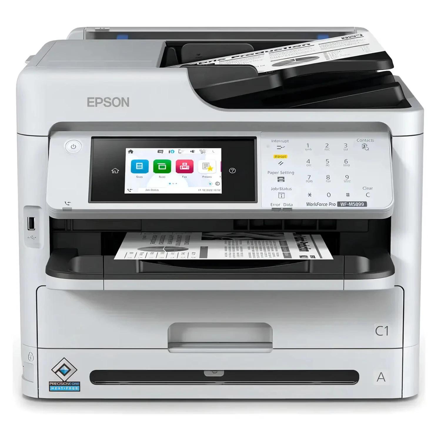Imp Epson Wf-m5899 Workforce Pro Multif/imp/copia/esc/fax (cart T12 - Imagen 4