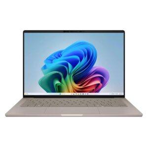 Notebook Asus Zenbook A14 Snapdragon X2 Elite 16gb Ram 512gb Ssd Pantalla 14" 2k Oled Windows 11 Inglés Beige - Ux3407na