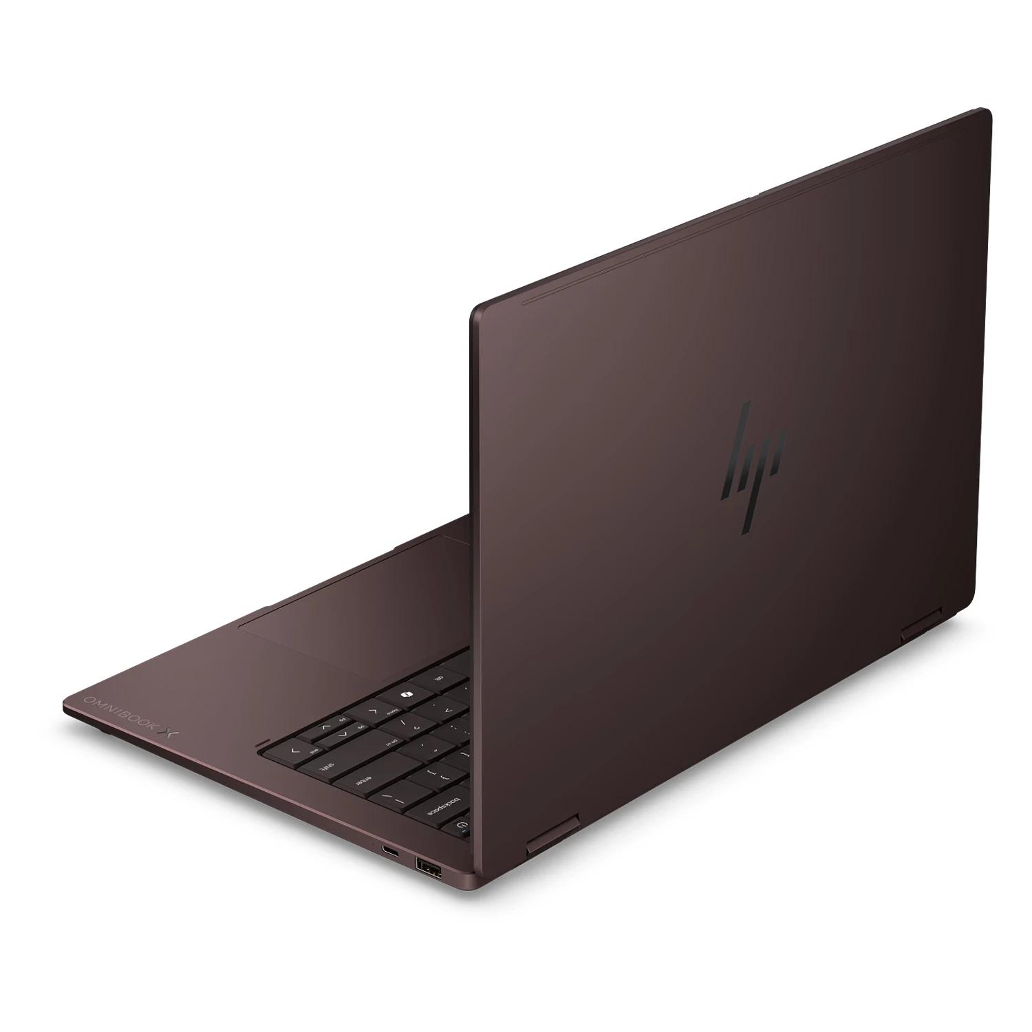 Notebook Hp Omnibook X Flip Amd Ryzen Ai 5-430 16gb Ram 512gb Ssd Pantalla 14" 2k Touch Windows 11 Inglés Marrón - 14-kc0003dx - Imagen 3