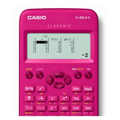 Alternative view of Calculadora Científica Casio FX-82LAX-PK-W-DH 12 Dígitos - Rosa