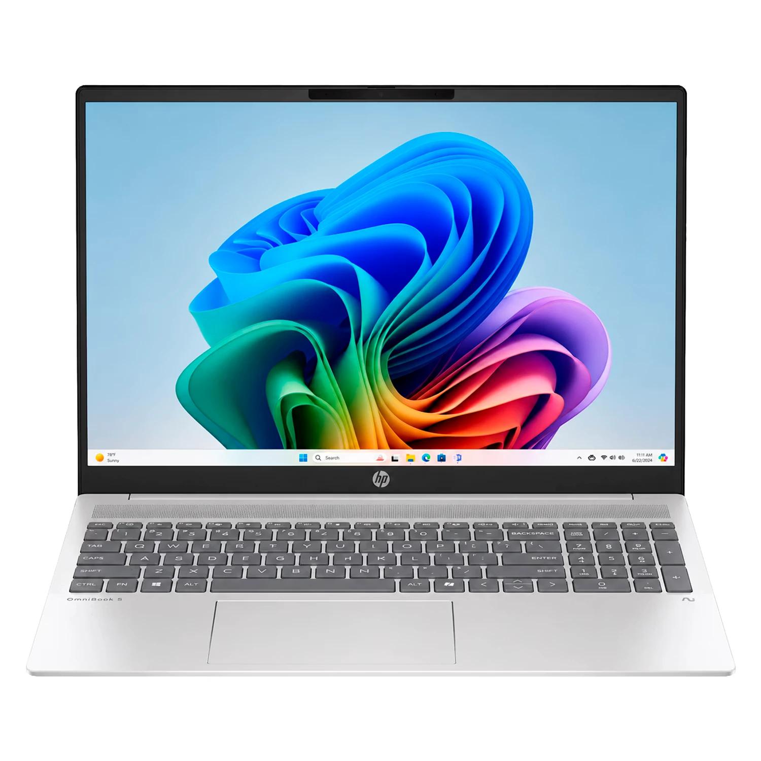 Notebook Hp Omnibook 5 Amd Ryzen Ai 7-350 32gb Ram 1tb Ssd Pantalla 16" 2k Touch Windows 11 Inglés Plata - 16-ag1075cl