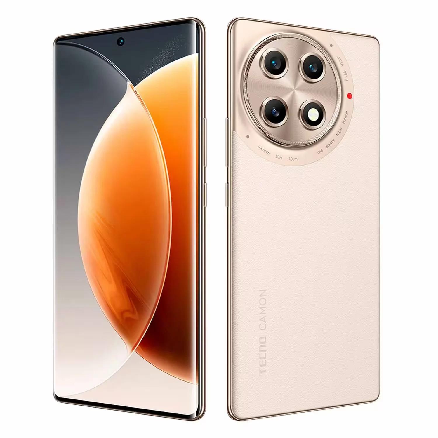Smartphone Tecno Camon 30s Pro Cla6 256gb 8gb Ram Dual Sim Pantalla 6.78" - Dorado - Imagen 4