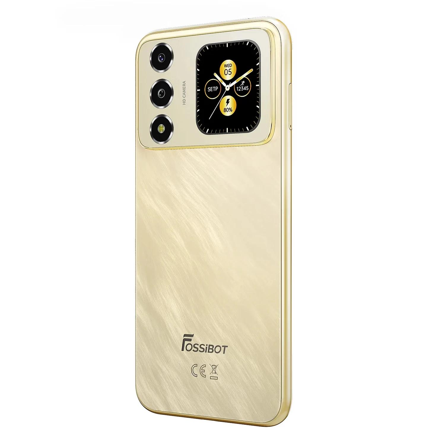 Smartphone Fossibot S7 128gb 4gb Ram Dual Sim Pantalla 6.9" - Dorado - Imagen 4