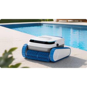 Robot Aspiradora Airrobo Qd40 Para Piscina - Gris Y Blanco - Imagen 4