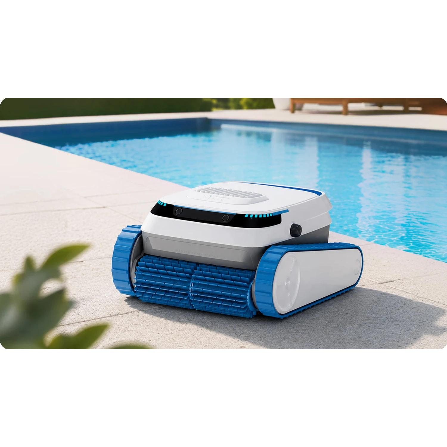 Robot Aspiradora Airrobo Qd40 Para Piscina - Gris Y Blanco - Imagen 4