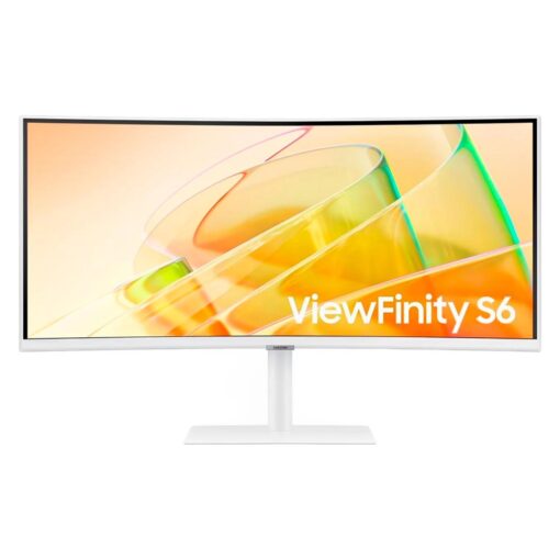 Monitor Samsung Viewfinity S6 Ls34c654tanxgo 34" Uwqhd Curvo 100hz Va - Negro