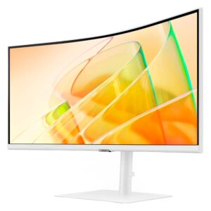 Monitor Samsung ViewFinity S6 LS34C654TANXGO 34" UWQHD Curvo 100Hz VA - Branco - Imagen 2