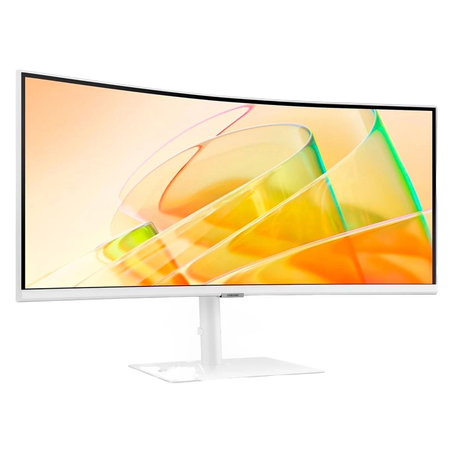 Monitor Samsung ViewFinity S6 LS34C654TANXGO 34" UWQHD Curvo 100Hz VA - Branco - Imagen 3
