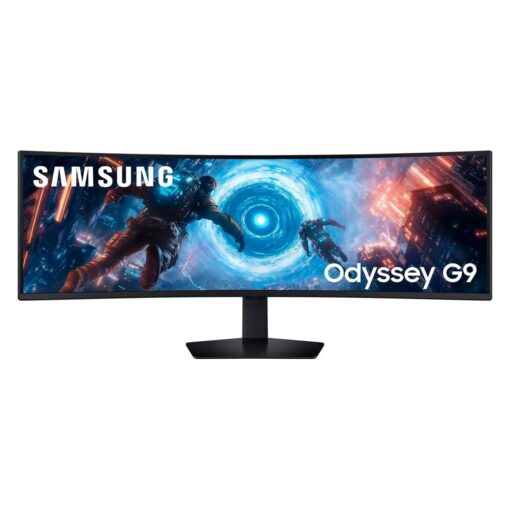 Monitor Gamer Samsung Odyssey G9 Ls49fg910enxza 49" Dqhd 144hz Curvo Oled - Negro