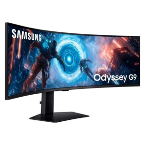 Monitor Gamer Samsung Odyssey G9 Ls49fg910enxza 49" Dqhd 144hz Curvo Oled - Negro - Imagen 3