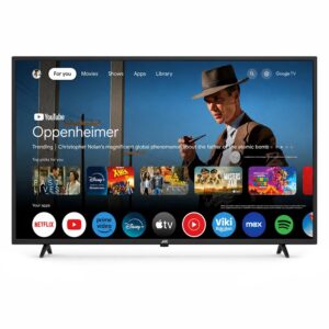 Smart Tv Jvc 43km348 43" Full Hd Google Tv Wifi - Negro