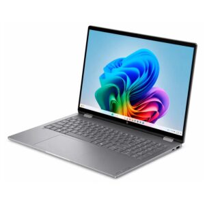 Notebook Hp Omnibook X Flip Amd Ryzen Ai 5-430 16gb Ram 512gb Ssd Pantalla 16" 2k Oled Touch Windows 11 Inglés Plata - 16-cc0003dx - Imagen 2
