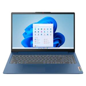 Notebook Lenovo Ideapad Slim 3 Amd Ryzen 5-40 8gb Ram 256gb Ssd Pantalla 15.6" Full Hd Windows 11 Inglés Azul - 82xq012gus