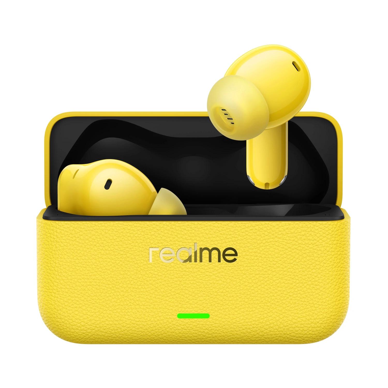 Auriculares Realme Buds T500 Pro Rma2502a Wireless - Amarillo
