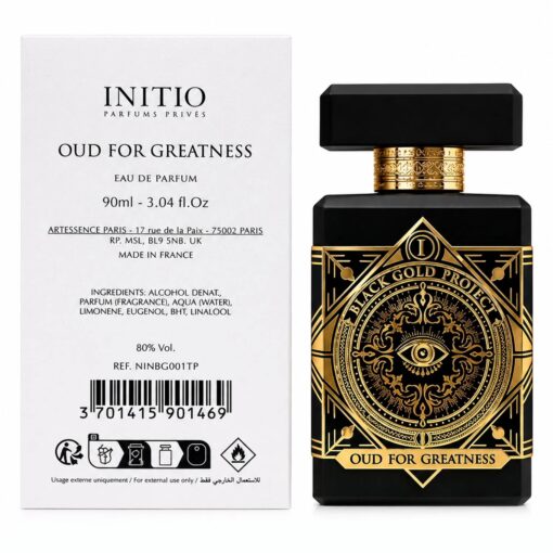 Perfume Initio Oud For Greatness Eau De Parfum Unisex 90ml - (tester)
