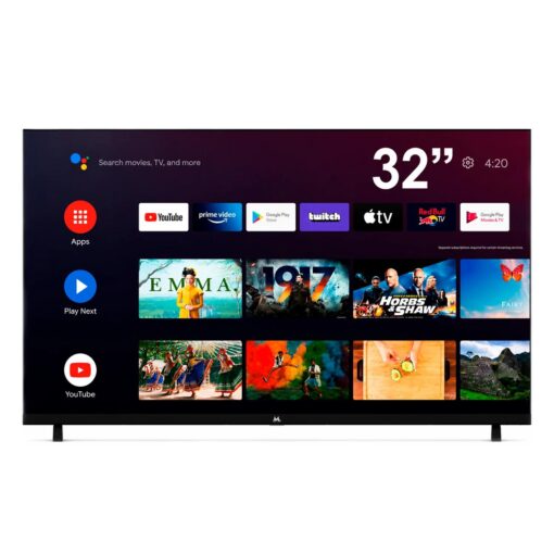 Tv Mtek 32" Hd Mk32fsgh Smart Google Tv Wifi/bt 2x Hdmi 2x Usb Borde S