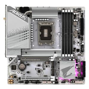 Placa Mãe Gigabyte Z790M Aorus Elite Ice AX DDR5 Socket LGA 1700 Chipset Intel Z790 Express ATX - Imagen 2