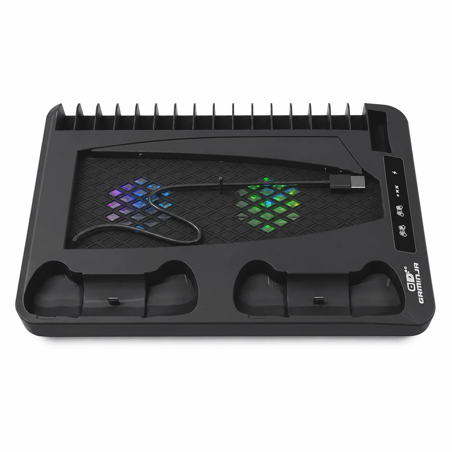 Base de Carregamento GAMINJA P-58 para PS5 Slim / Pro - Preto - Imagen 2