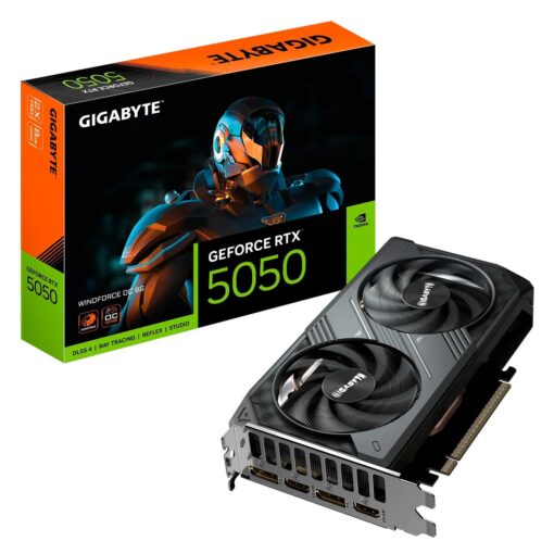 Placa De Video Gigabyte Windforce Oc Nvidia Geforce Rtx-5050 8gb Gddr6 - Gv-n5050wf2oc-8gd