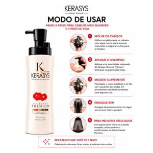 Shampoo Kerasys Oriental Prenium Volume & Repair 600ml - Imagen 4