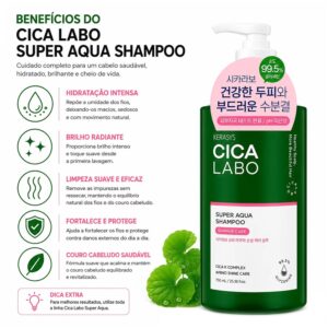 Shampoo Kerasys Cica Labo Super Aqua 750ml - Imagen 3