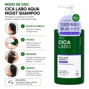 Shampoo Kerasys Cica Labo Super Aqua Moisture 750ml - Imagen 4