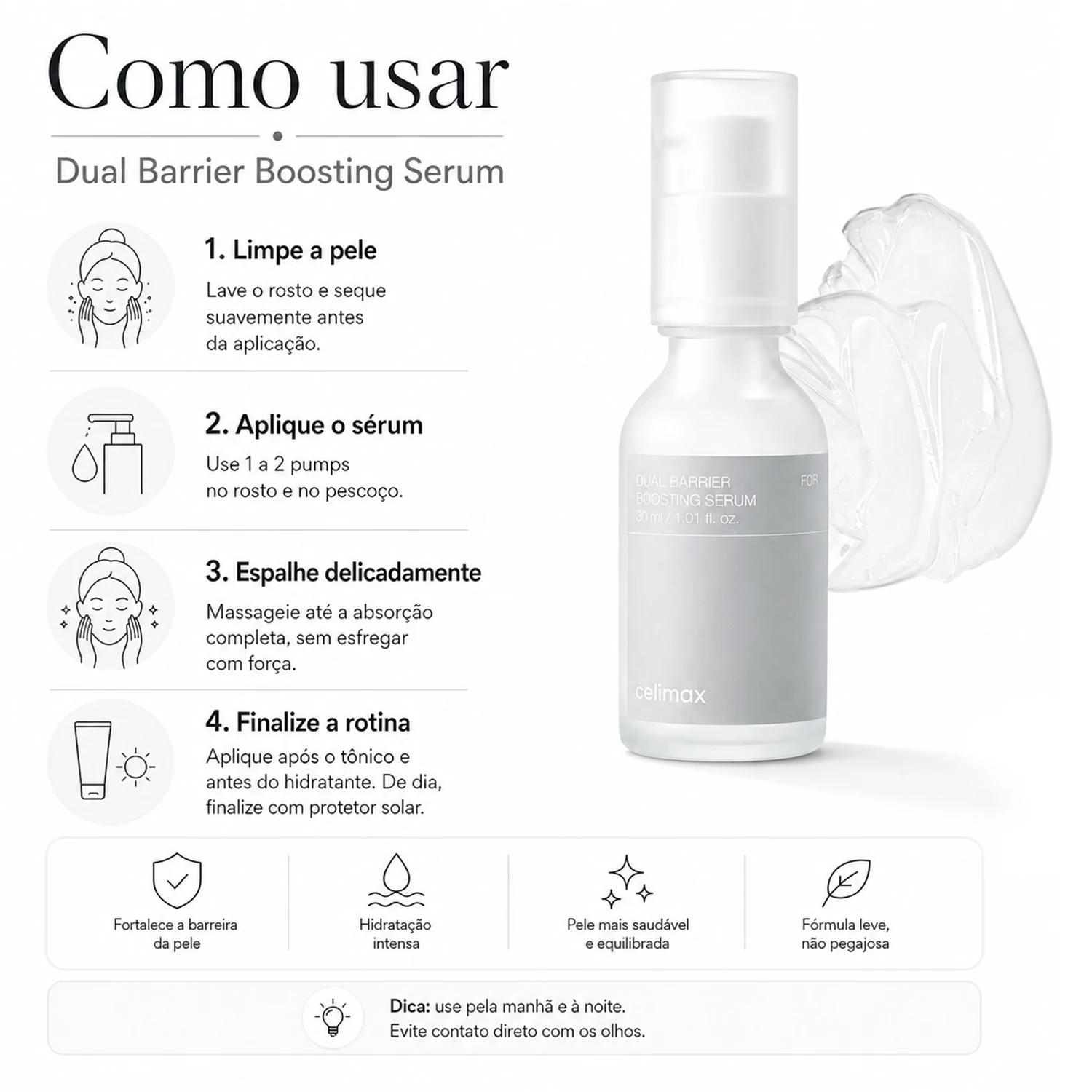 Sérum Celimax Dual Barrier Boosting 30ml - Imagen 4