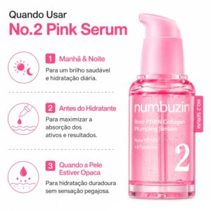 Sérum Numbuzin No.2 Rose Pdrn Collagen Plumping 30ml - Imagen 4