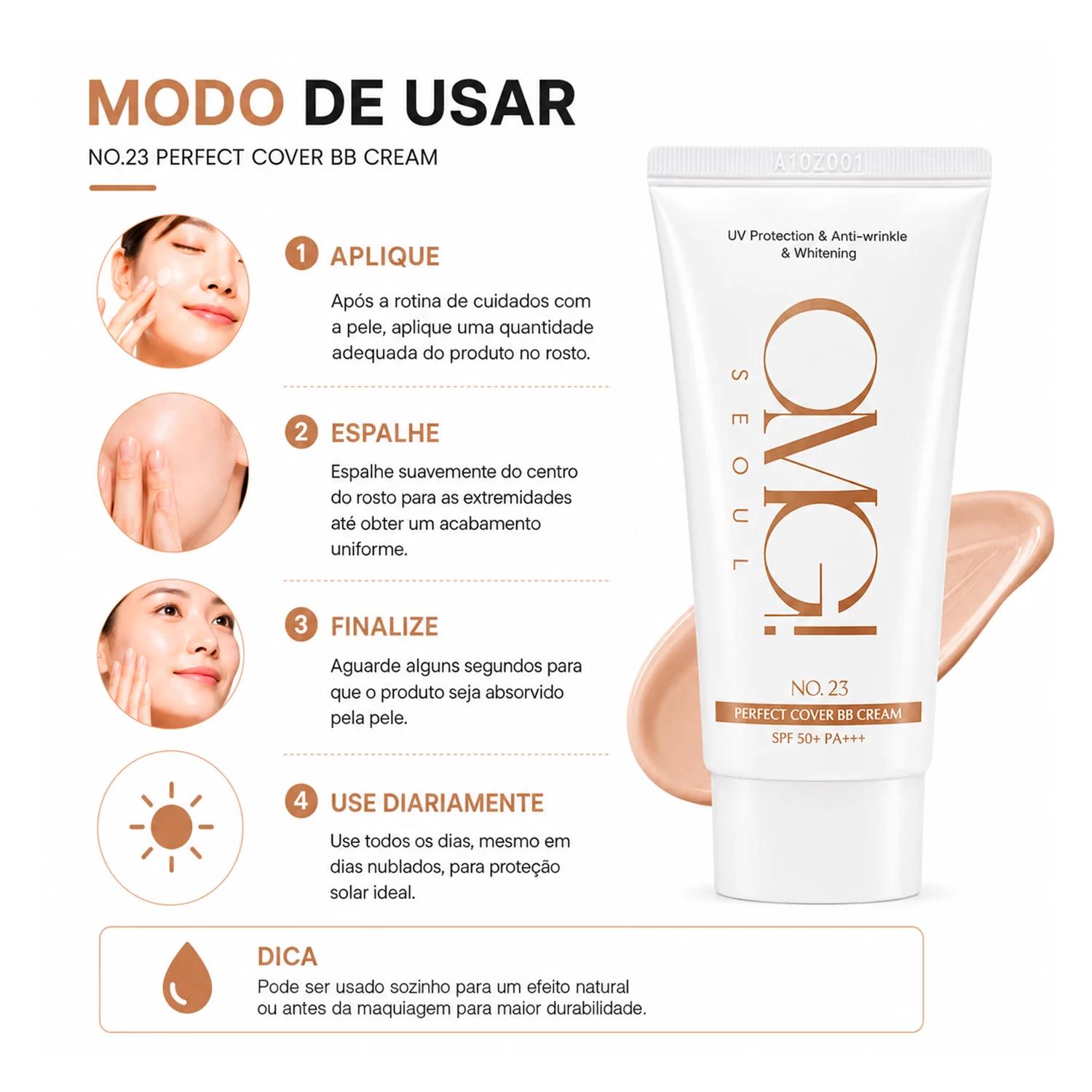Base Omg Perfect Cover Bb Cream No.23 Spf 50+ - Imagen 4
