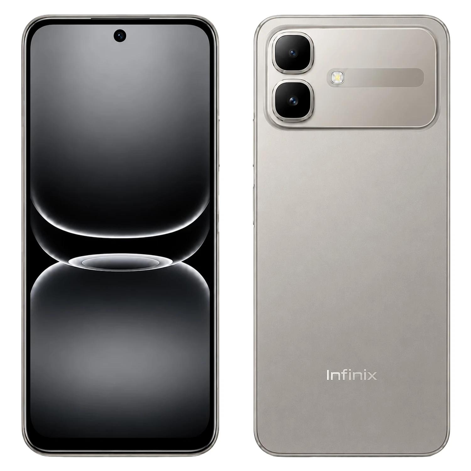 Smartphone Infinix Smart 20 X6840 128gb 4gb Ram Dual Sim Pantalla 6.78" - Titanio - Imagen 4