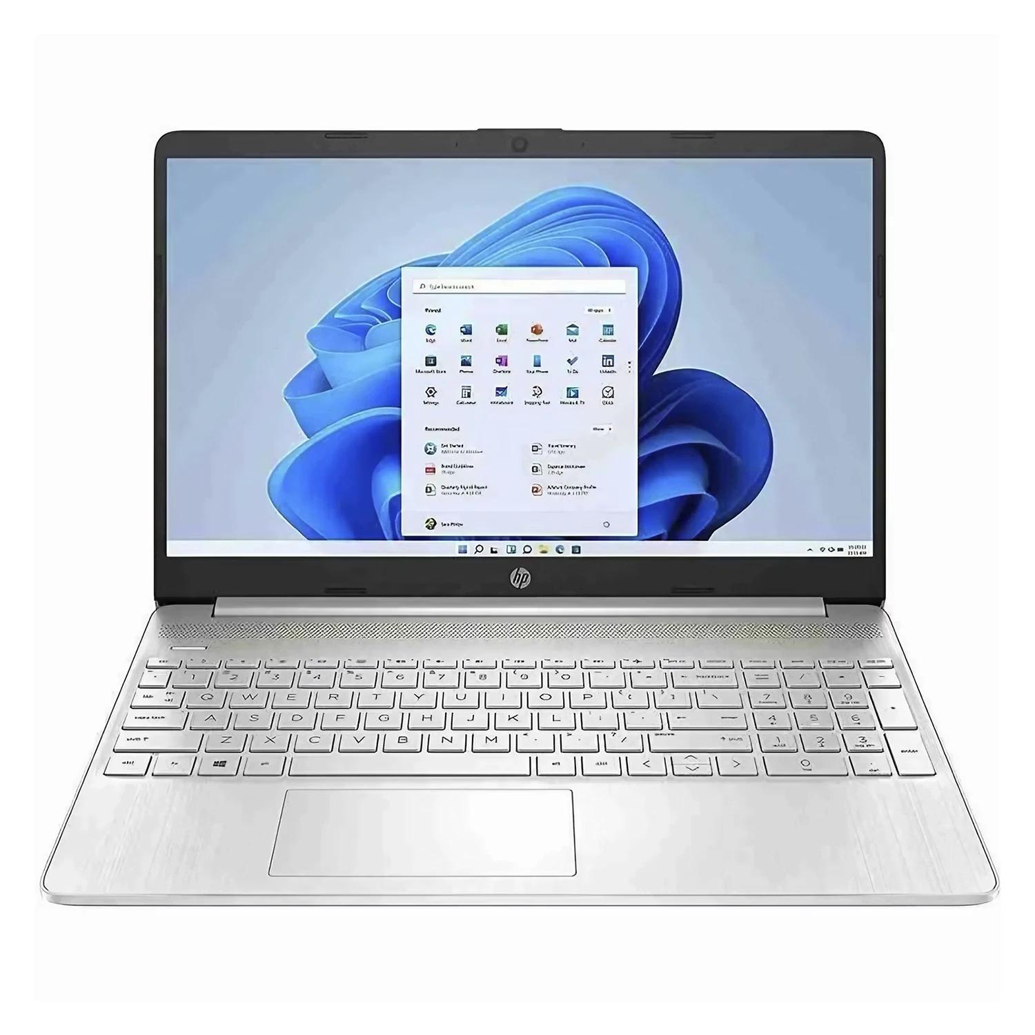 Notebook Hp Amd Ryzen 7-5700u 8gb Ram 256gb Ssd Pantalla 15.6" Full Hd Windows 11 Inglés Azul - 15-ef2025nr