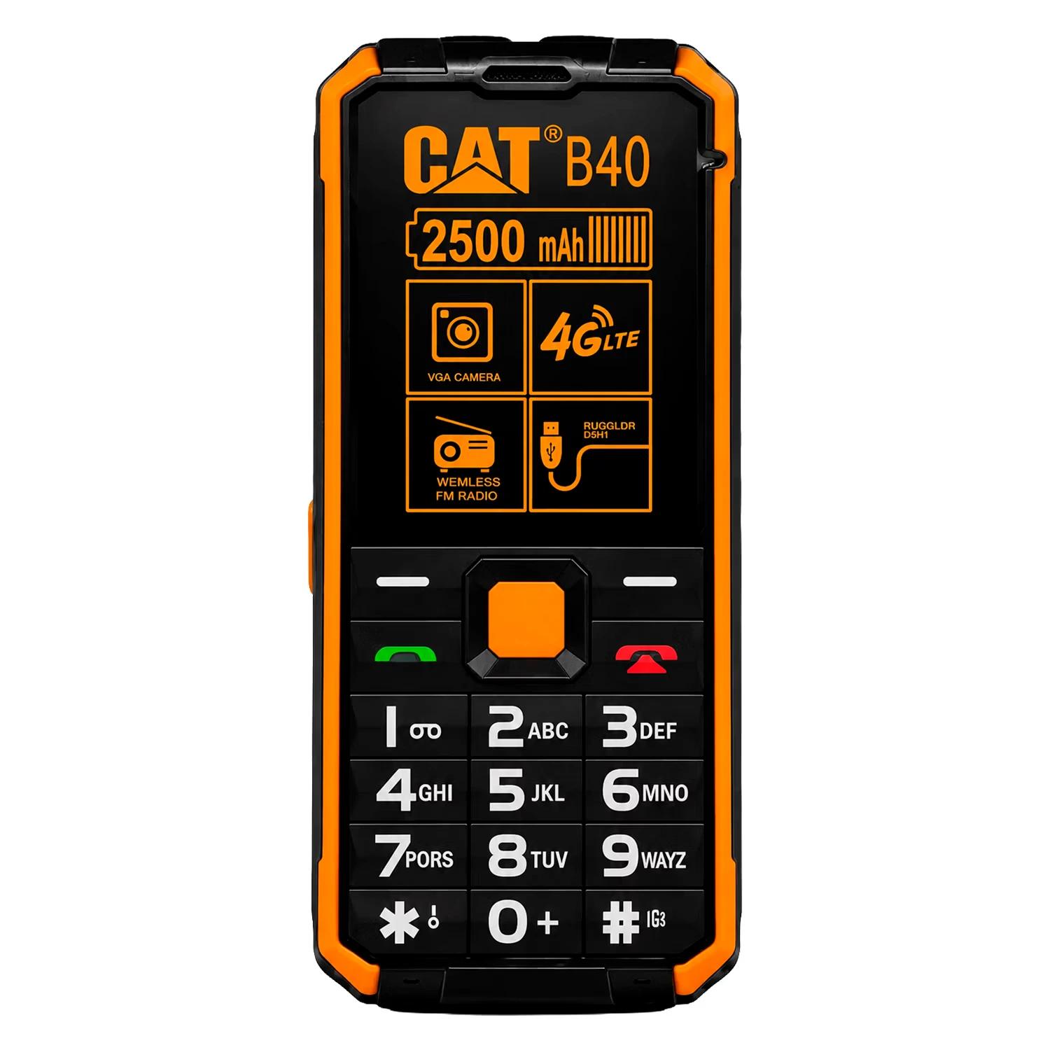 Smartphone Caterpillar Cat B40 4g Dual Sim Pantalla 2.4" - Negro Y Naranja - Imagen 2