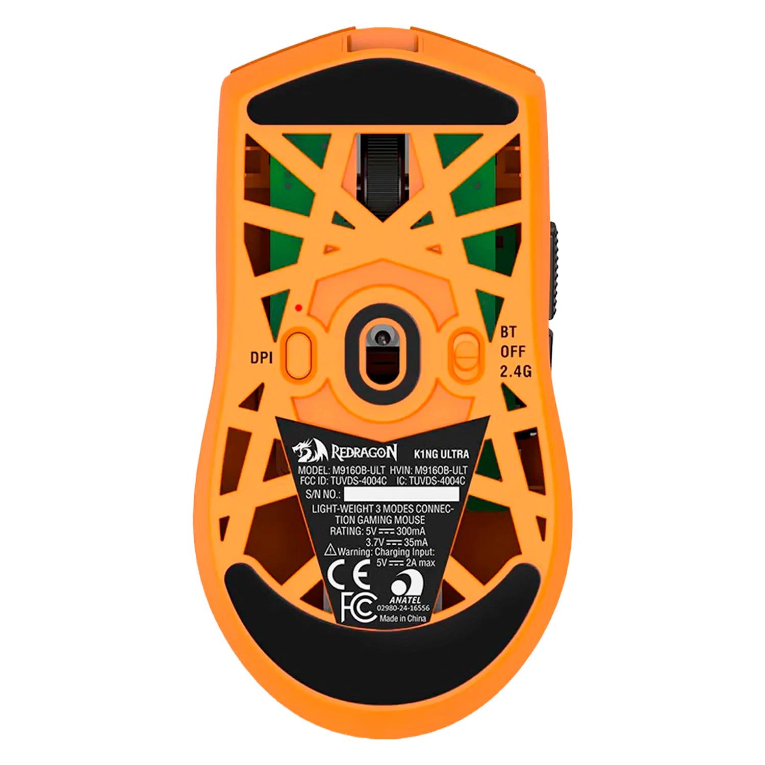 MOUSE REDRAGON M916OB-ULT K1NG ULTRA - Imagen 4