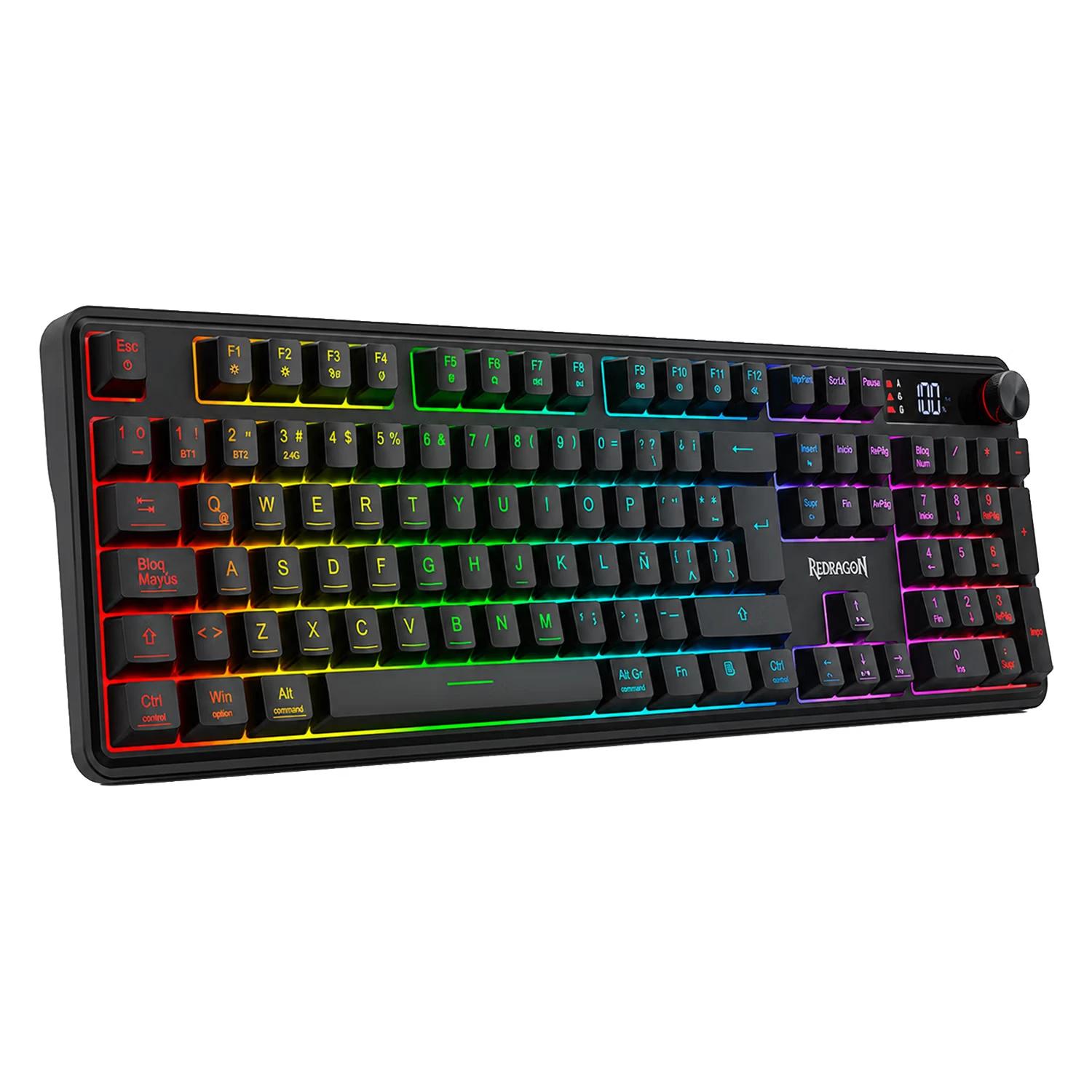 TECLADO REDRAGON K526-WL VOLCANO WIRELESS - Imagen 2