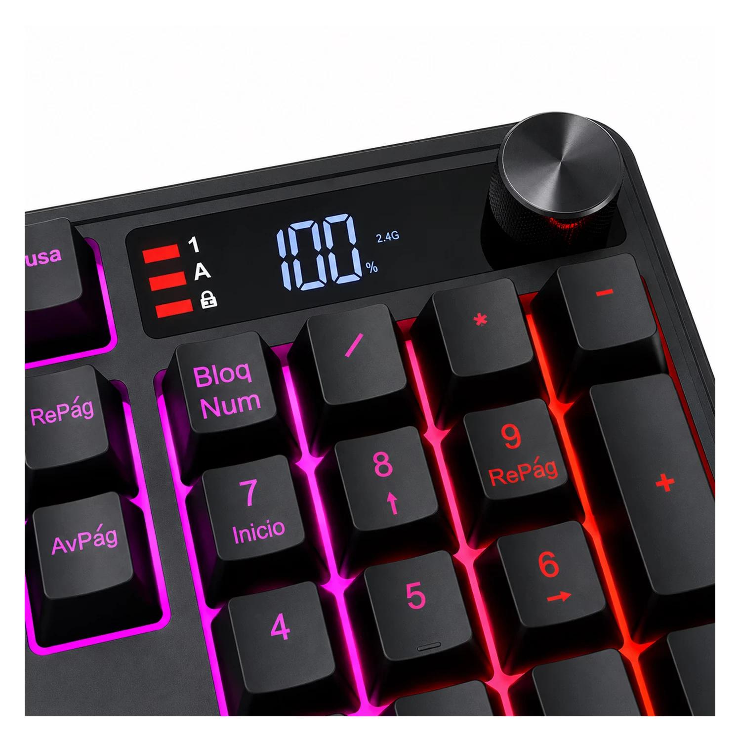 TECLADO REDRAGON K526-WL VOLCANO WIRELESS - Imagen 3